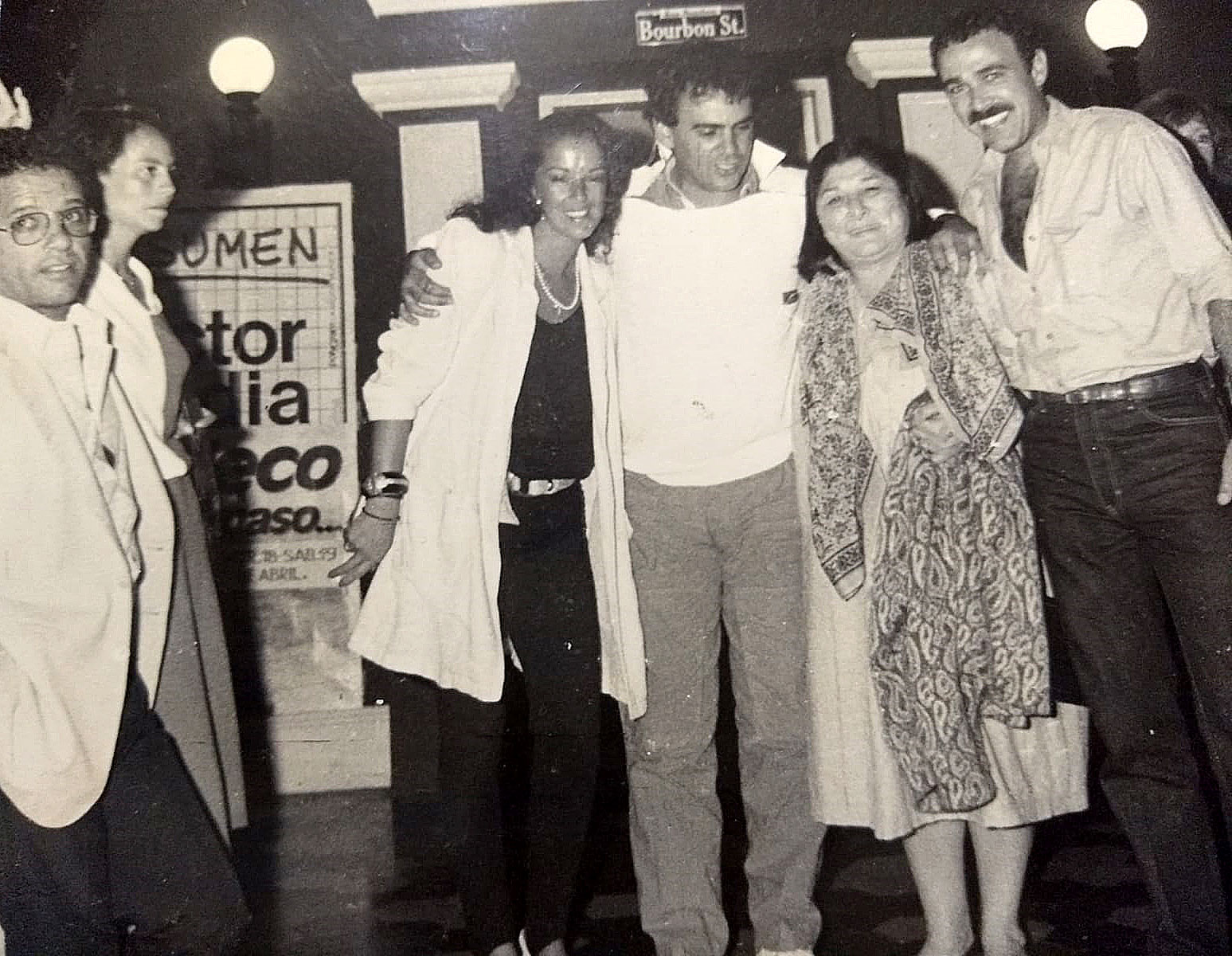 Mario Abraham junto a Mercedes Sosa